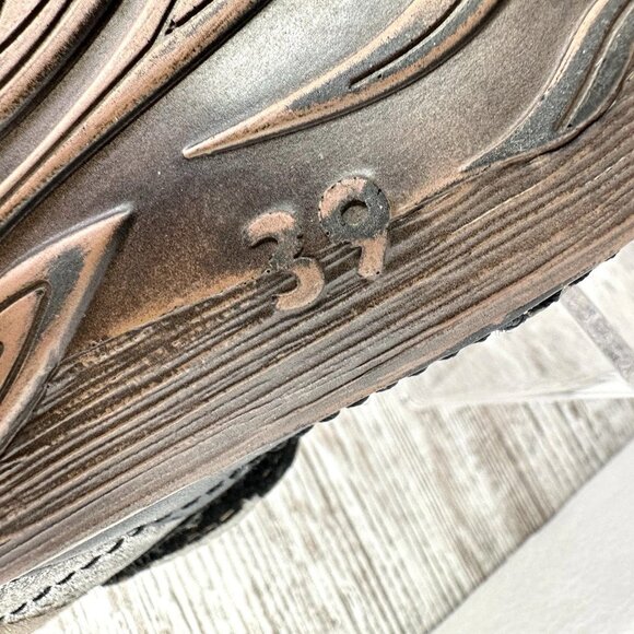 Romika Fidschi-5 Adjustable Sandal Womens EU 39 US 8-8.5 Blue Silver Gold ($135) - Picture 9 of 15